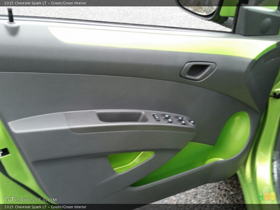 Green/Green Interior Door Panel for the 2015 Chevrolet Spark LT #102563833