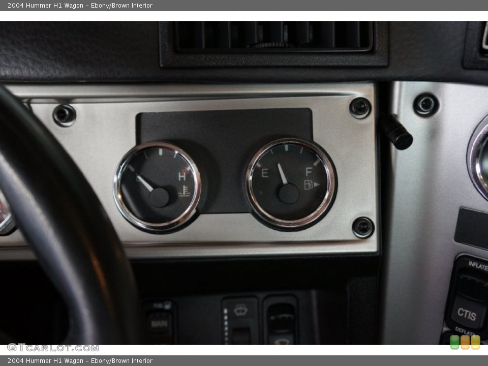 Ebony/Brown Interior Gauges for the 2004 Hummer H1 Wagon #102565300