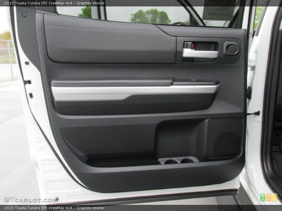 Graphite Interior Door Panel for the 2015 Toyota Tundra SR5 CrewMax 4x4 #102575260