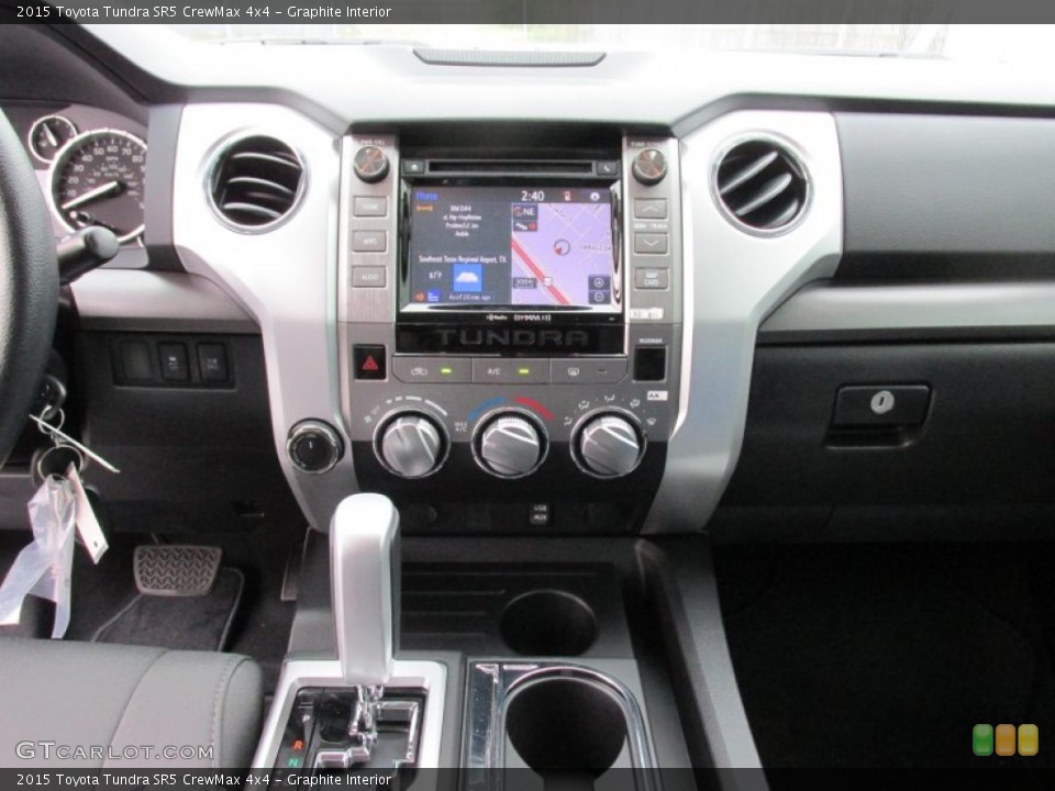 Graphite Interior Controls for the 2015 Toyota Tundra SR5 CrewMax 4x4 #102575384