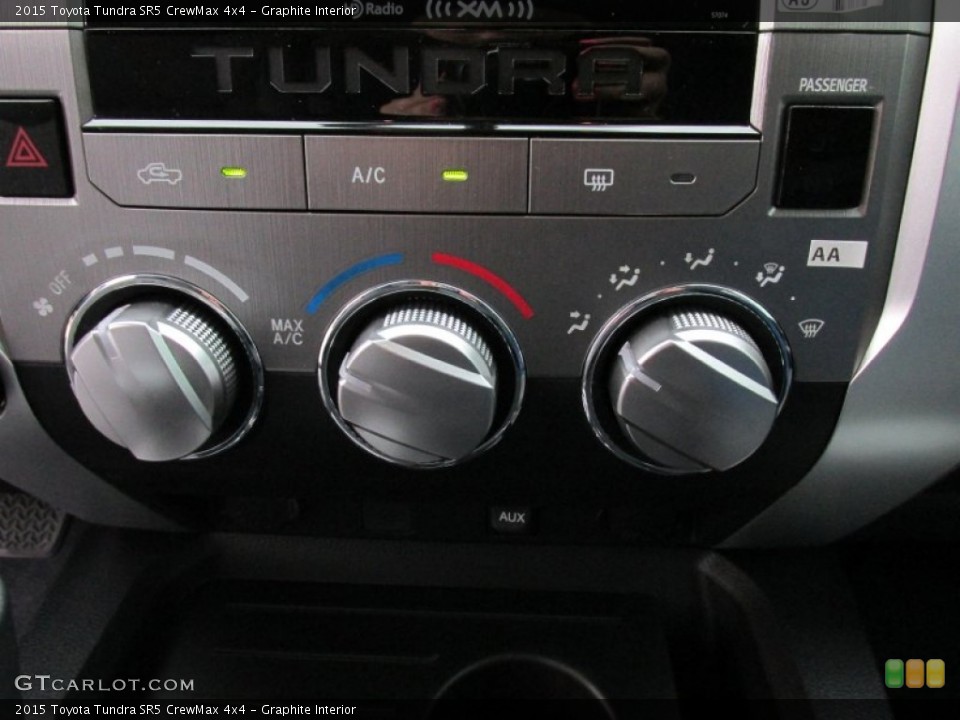 Graphite Interior Controls for the 2015 Toyota Tundra SR5 CrewMax 4x4 #102575419