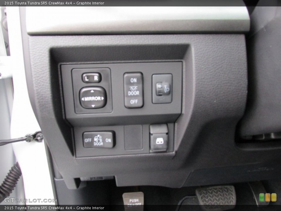 Graphite Interior Controls for the 2015 Toyota Tundra SR5 CrewMax 4x4 #102575487