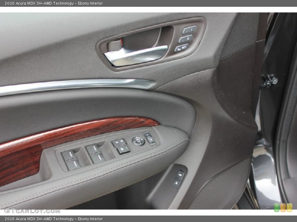 Ebony Interior Controls for the 2016 Acura MDX SH-AWD Technology #102576280