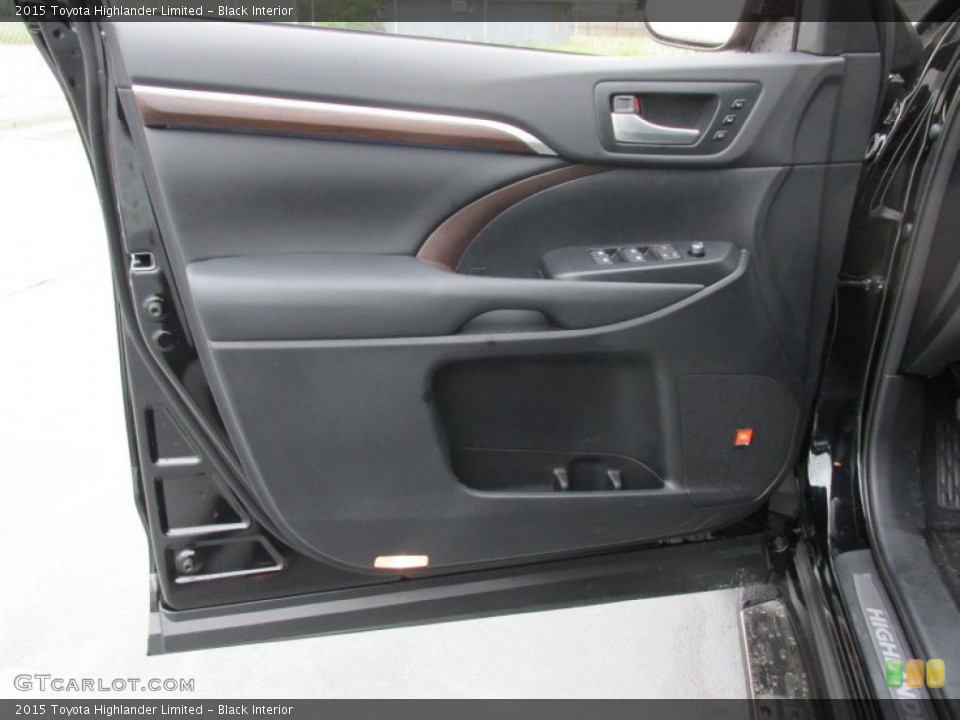 Black Interior Door Panel for the 2015 Toyota Highlander Limited #102576496