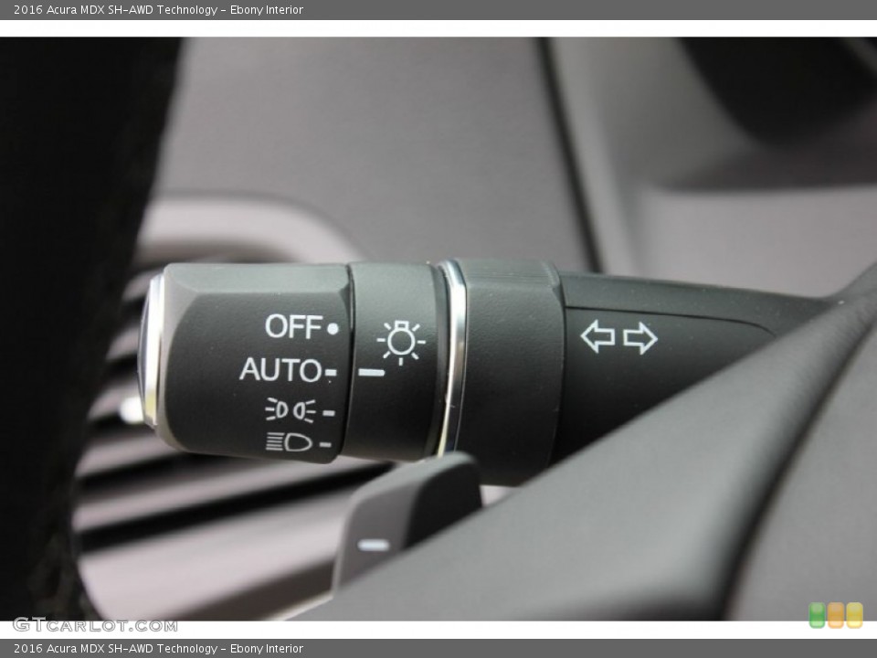Ebony Interior Controls for the 2016 Acura MDX SH-AWD Technology #102576544