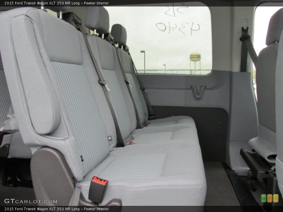 Pewter Interior Rear Seat for the 2015 Ford Transit Wagon XLT 350 MR Long #102577078