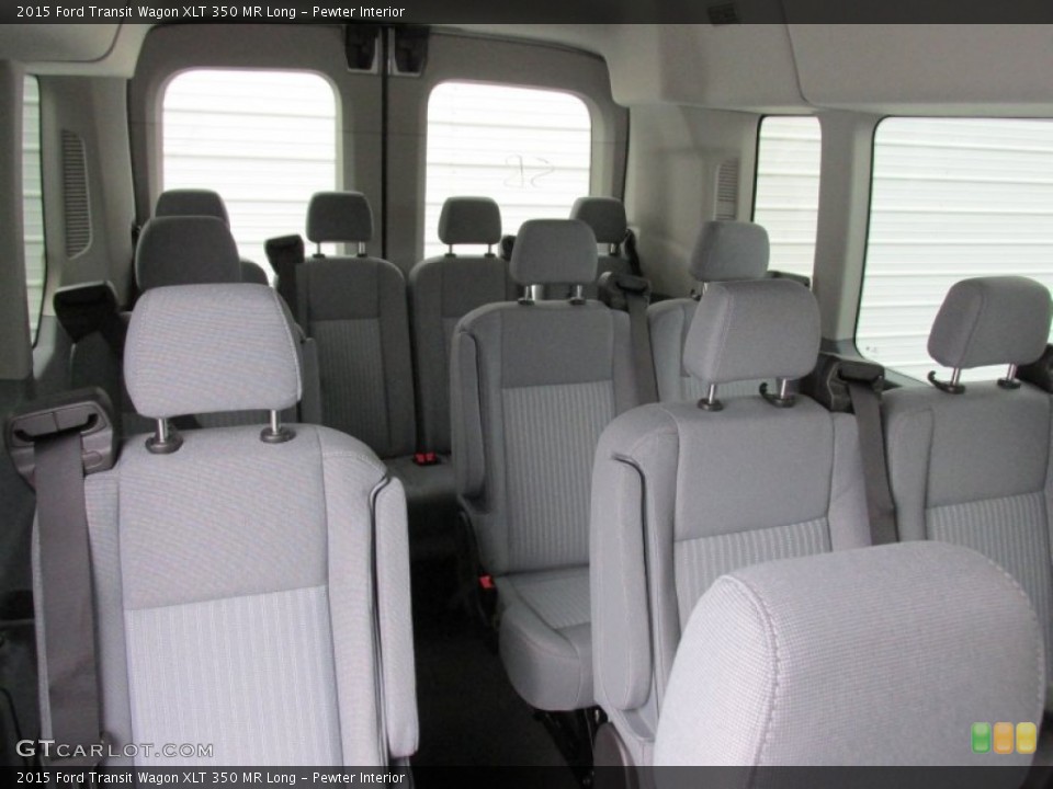 Pewter Interior Photo for the 2015 Ford Transit Wagon XLT 350 MR Long #102577096
