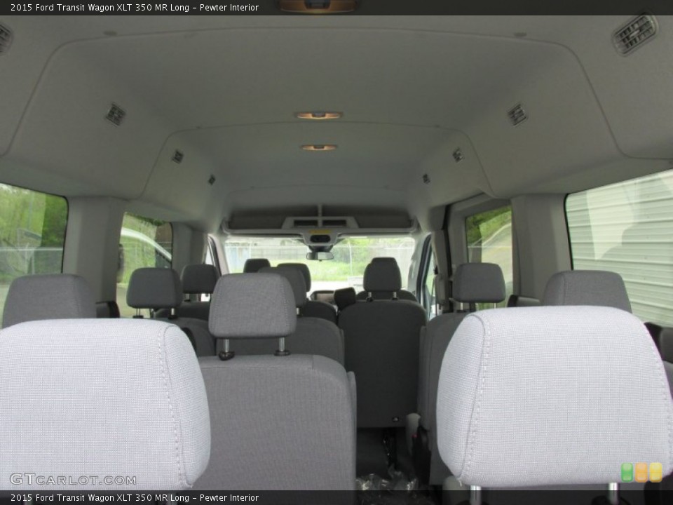 Pewter Interior Photo for the 2015 Ford Transit Wagon XLT 350 MR Long #102577135