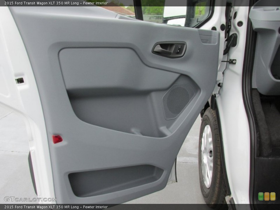 Pewter Interior Door Panel for the 2015 Ford Transit Wagon XLT 350 MR Long #102577153