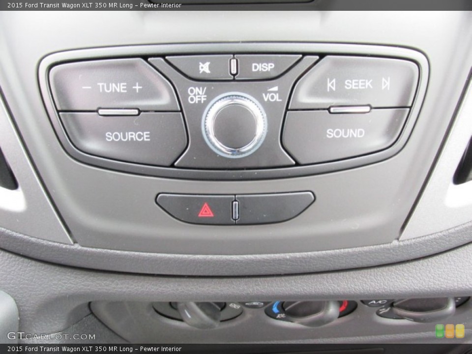 Pewter Interior Controls for the 2015 Ford Transit Wagon XLT 350 MR Long #102577291