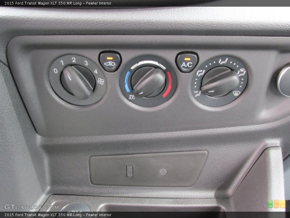 Pewter Interior Controls for the 2015 Ford Transit Wagon XLT 350 MR Long #102577312