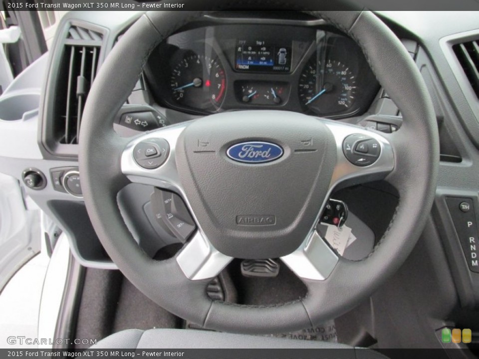 Pewter Interior Steering Wheel for the 2015 Ford Transit Wagon XLT 350 MR Long #102577366