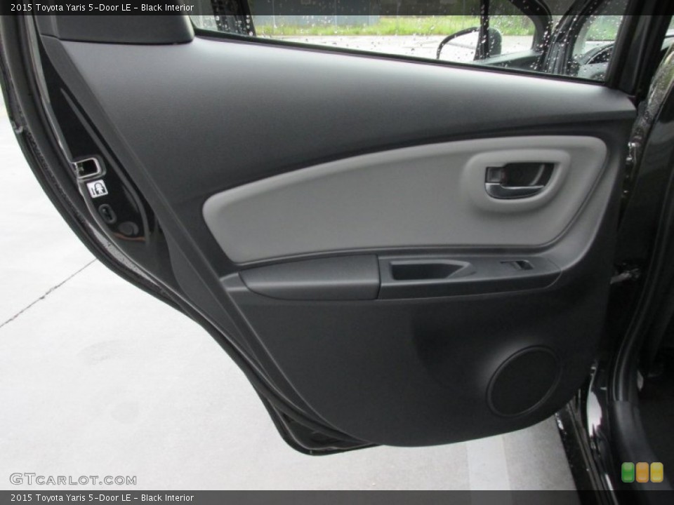 Black Interior Door Panel for the 2015 Toyota Yaris 5-Door LE #102578405