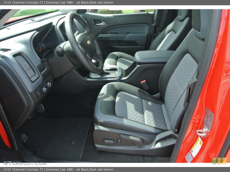 Jet Black/Dark Ash Interior Photo for the 2015 Chevrolet Colorado Z71 Extended Cab 4WD #102580336