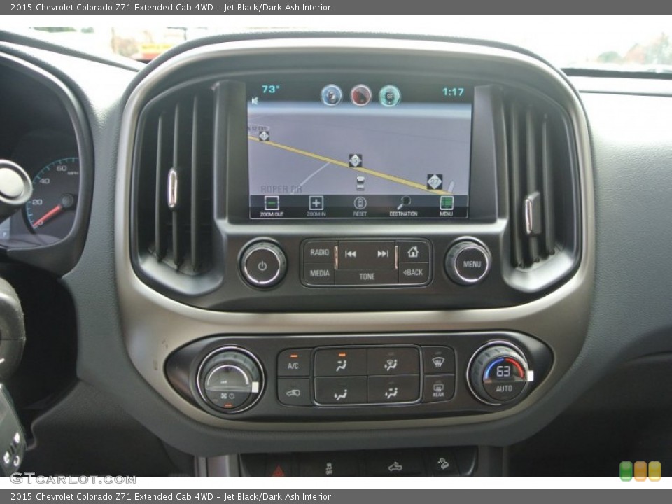 Jet Black/Dark Ash Interior Navigation for the 2015 Chevrolet Colorado Z71 Extended Cab 4WD #102580381