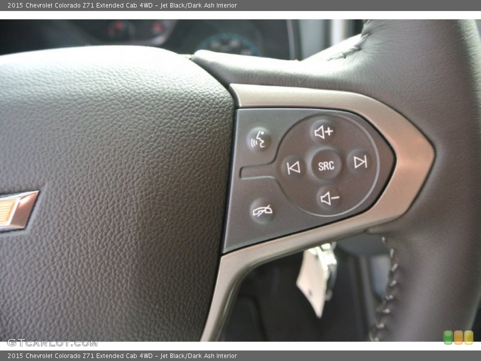Jet Black/Dark Ash Interior Controls for the 2015 Chevrolet Colorado Z71 Extended Cab 4WD #102580399