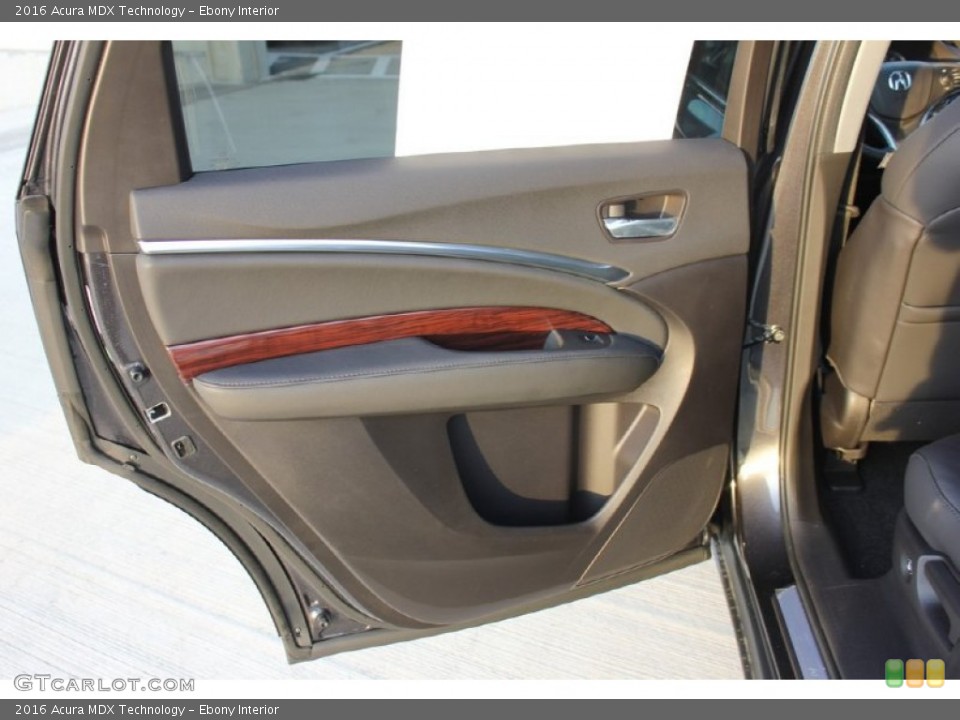 Ebony Interior Door Panel for the 2016 Acura MDX Technology #102581230