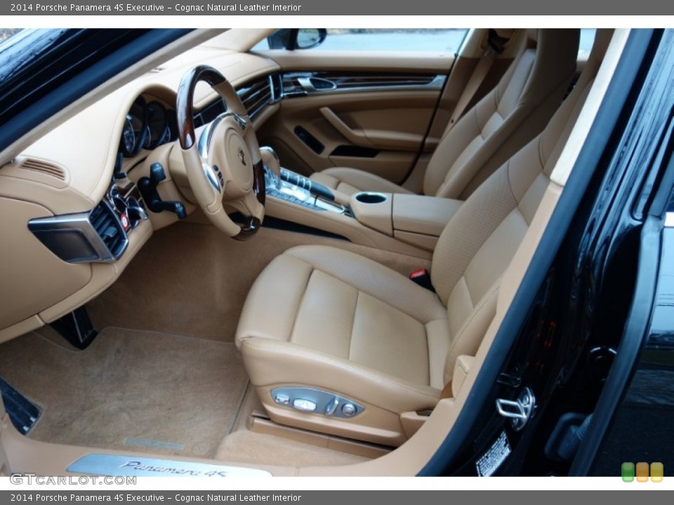 Cognac Natural Leather Interior Photo for the 2014 Porsche Panamera 4S Executive #102591014