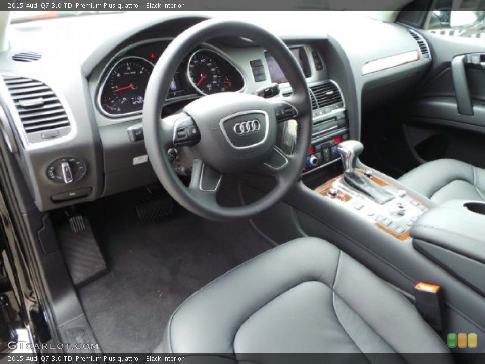 Black Interior Photo for the 2015 Audi Q7 3.0 TDI Premium Plus quattro #102592097