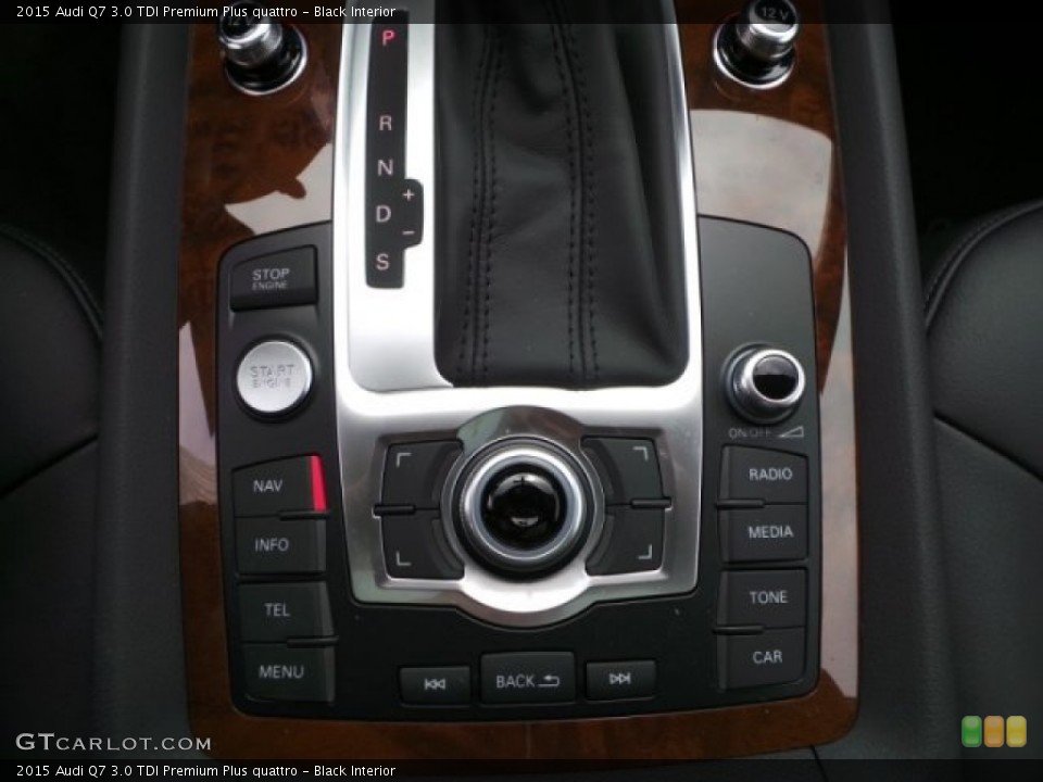 Black Interior Controls for the 2015 Audi Q7 3.0 TDI Premium Plus quattro #102592298