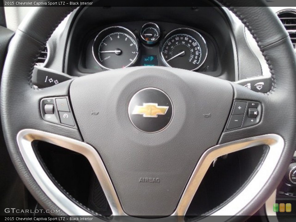 Black Interior Steering Wheel for the 2015 Chevrolet Captiva Sport LTZ #102594170