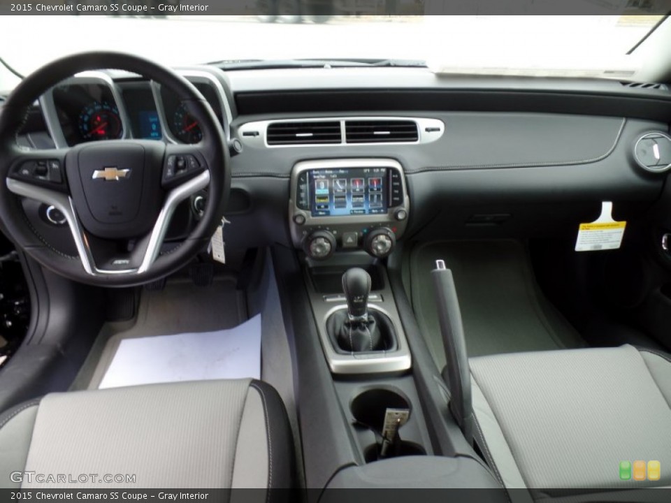Gray Interior Dashboard for the 2015 Chevrolet Camaro SS Coupe #102595073