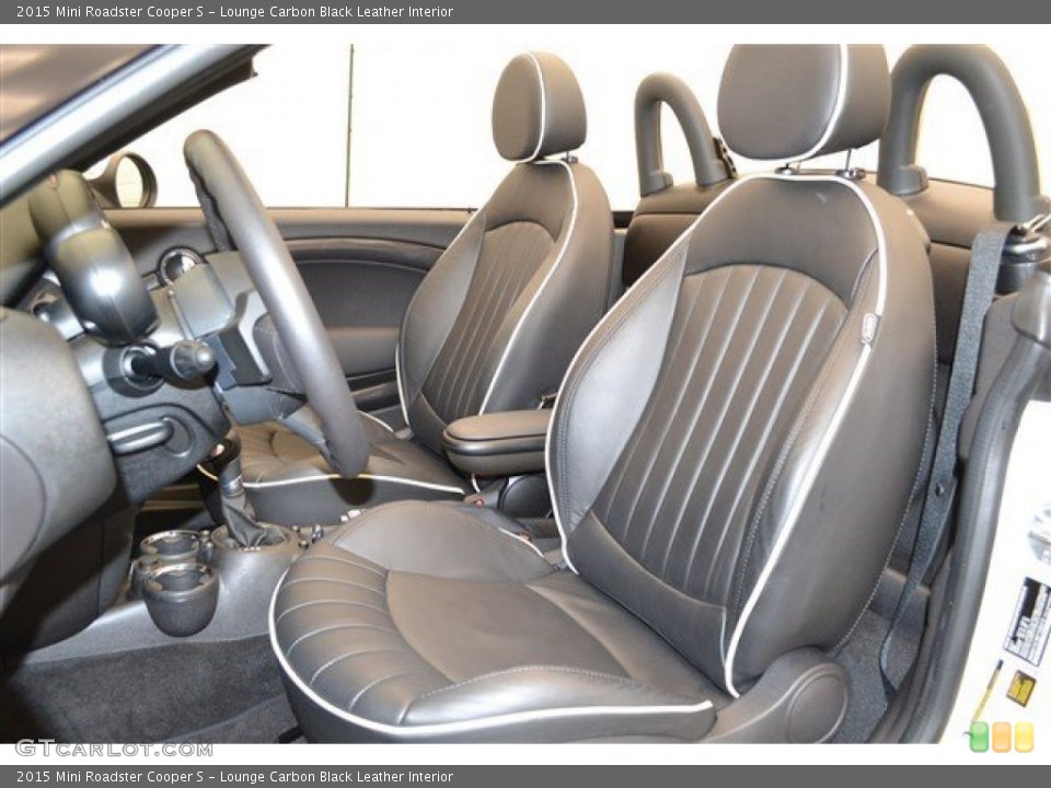 Lounge Carbon Black Leather 2015 Mini Roadster Interiors