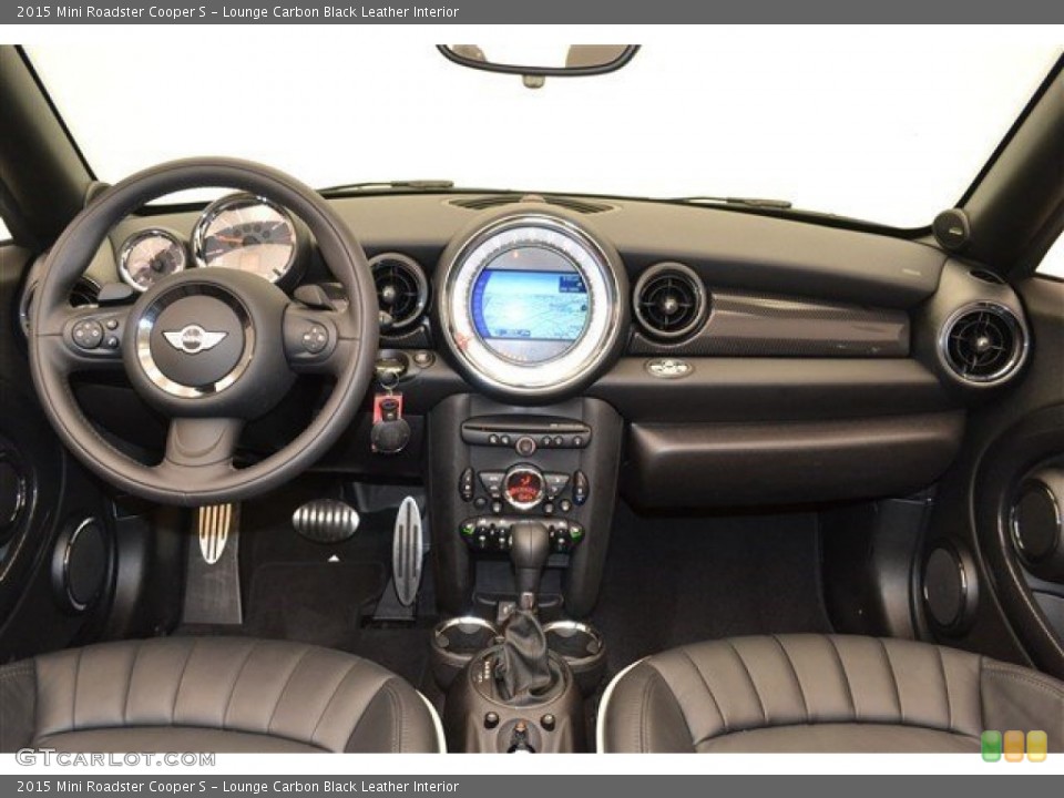 Lounge Carbon Black Leather Interior Dashboard for the 2015 Mini Roadster Cooper S #102597346