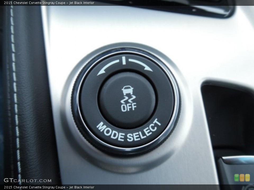 Jet Black Interior Controls for the 2015 Chevrolet Corvette Stingray Coupe #102597731