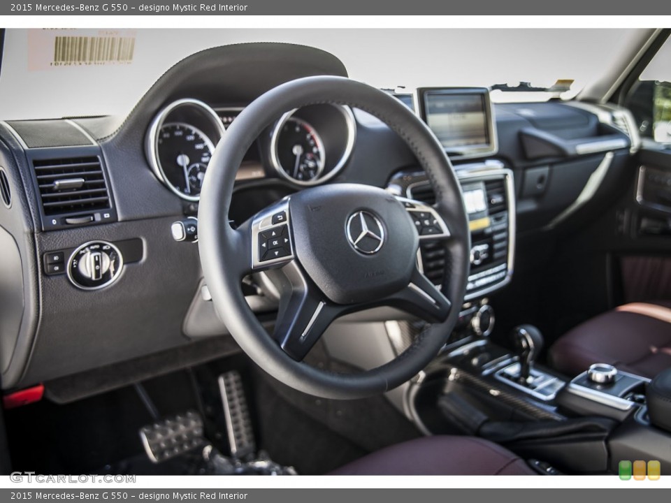 designo Mystic Red Interior Dashboard for the 2015 Mercedes-Benz G 550 #102602186