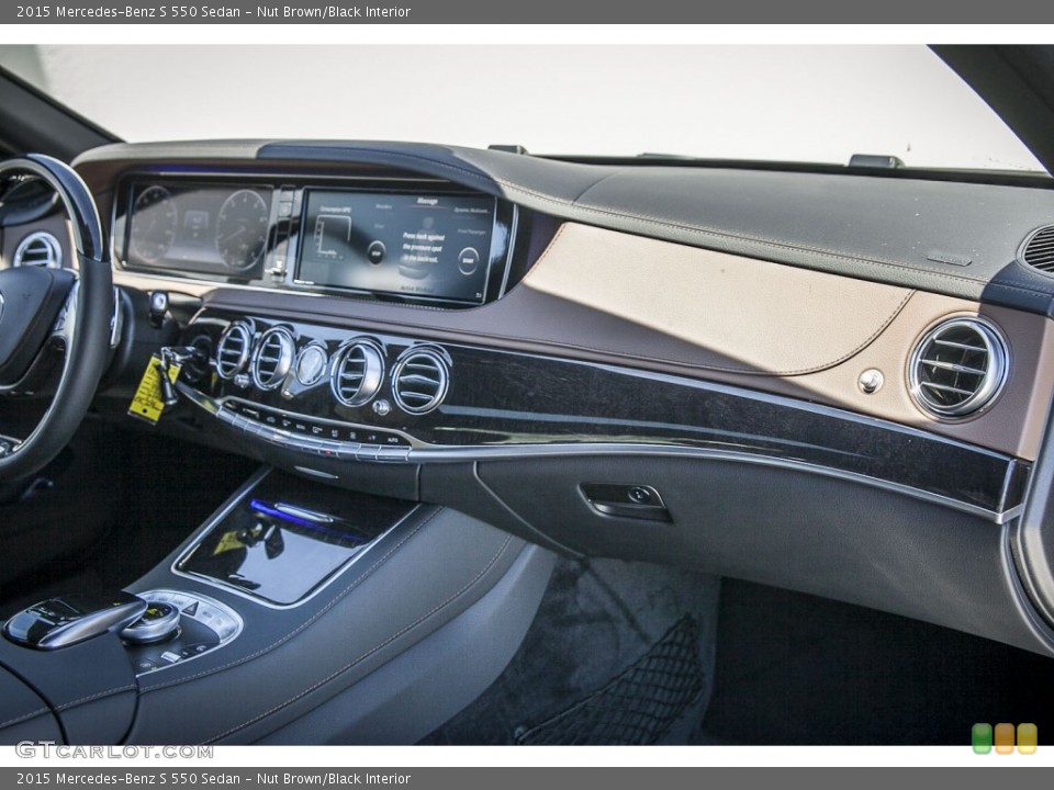 Nut Brown/Black Interior Dashboard for the 2015 Mercedes-Benz S 550 Sedan #102606166