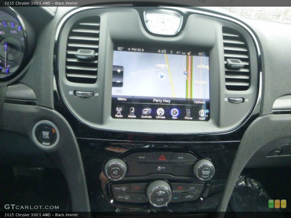 Black Interior Controls for the 2015 Chrysler 300 S AWD #102608213