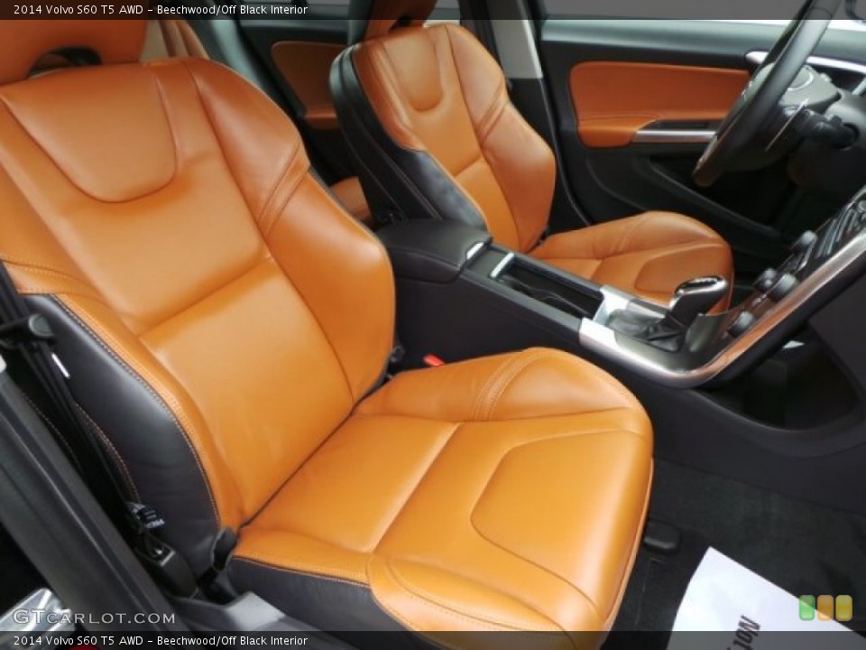 Beechwood/Off Black 2014 Volvo S60 Interiors