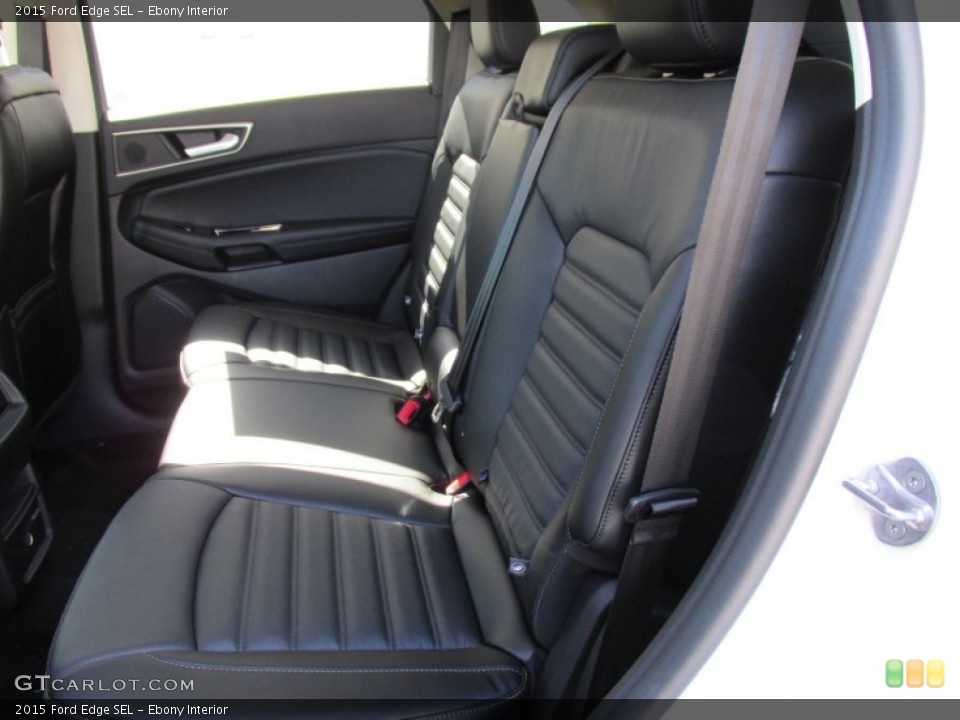 Ebony Interior Rear Seat for the 2015 Ford Edge SEL #102613004