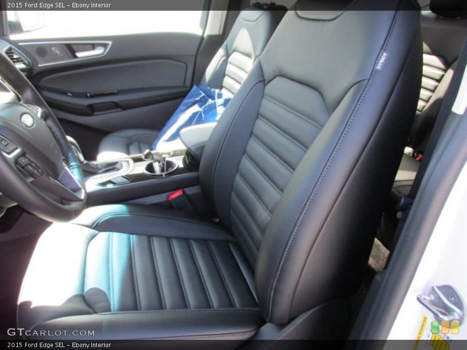 Ebony Interior Front Seat for the 2015 Ford Edge SEL #102613046