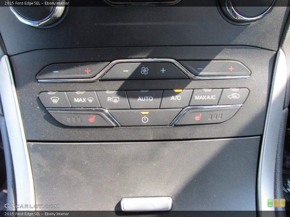 Ebony Interior Controls for the 2015 Ford Edge SEL #102613115