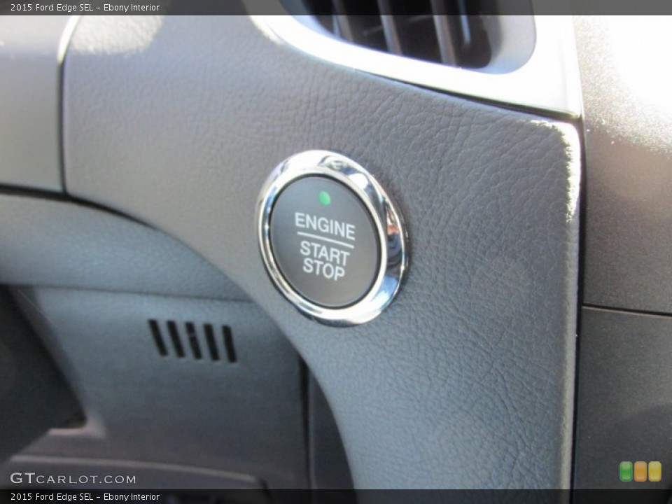 Ebony Interior Controls for the 2015 Ford Edge SEL #102613130