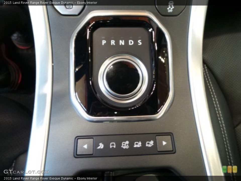 Ebony Interior Transmission for the 2015 Land Rover Range Rover Evoque Dynamic #102623521