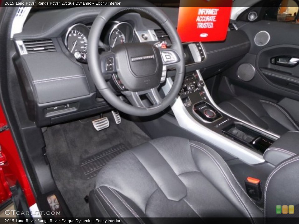 Ebony Interior Photo for the 2015 Land Rover Range Rover Evoque Dynamic #102623977