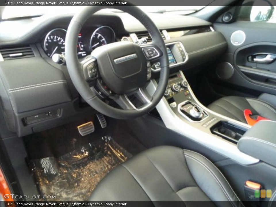 Dynamic Ebony Interior Photo for the 2015 Land Rover Range Rover Evoque Dynamic #102626083