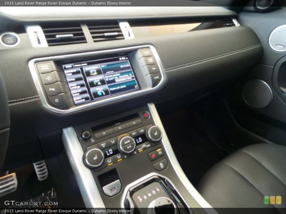 Dynamic Ebony Interior Controls for the 2015 Land Rover Range Rover Evoque Dynamic #102626137