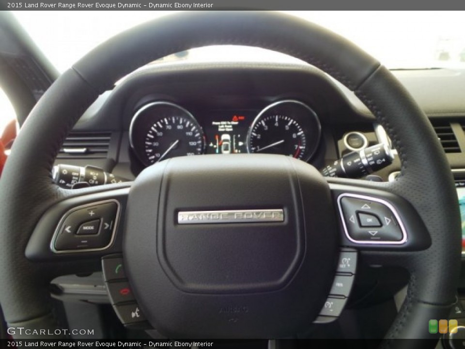 Dynamic Ebony Interior Steering Wheel for the 2015 Land Rover Range Rover Evoque Dynamic #102626338