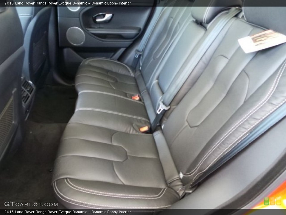 Dynamic Ebony Interior Rear Seat for the 2015 Land Rover Range Rover Evoque Dynamic #102626368