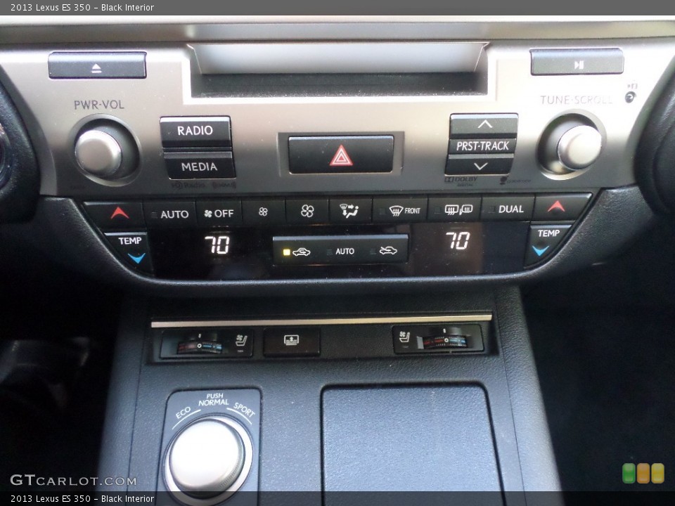 Black Interior Controls for the 2013 Lexus ES 350 #102629212