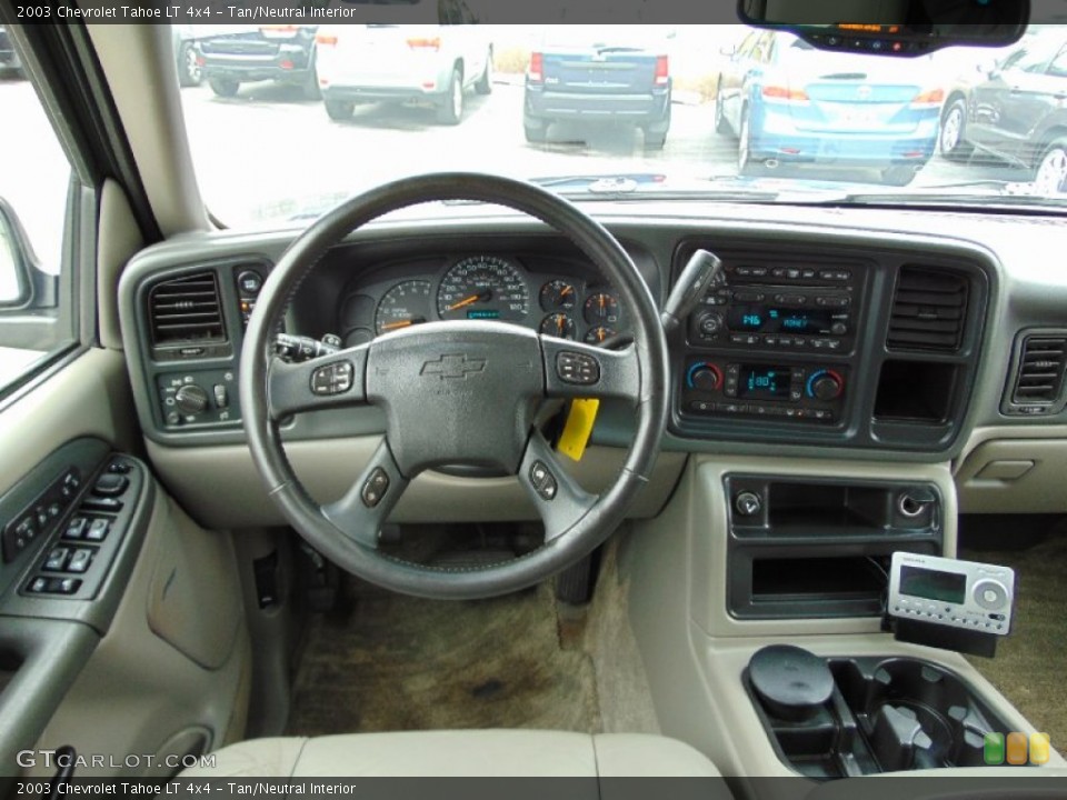 Tan/Neutral Interior Dashboard for the 2003 Chevrolet Tahoe LT 4x4 #102630223