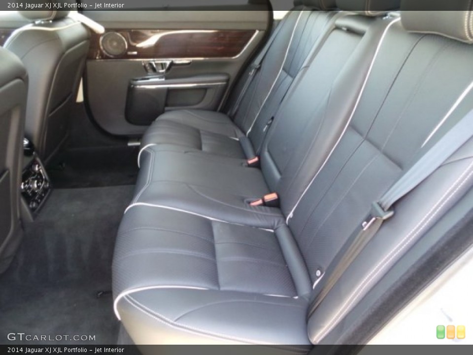 Jet Interior Rear Seat for the 2014 Jaguar XJ XJL Portfolio #102630883
