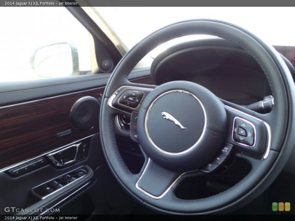 Jet Interior Steering Wheel for the 2014 Jaguar XJ XJL Portfolio #102630922