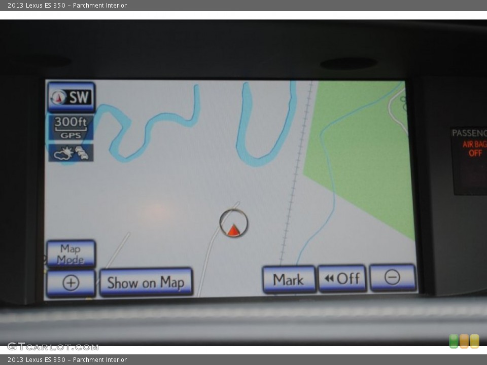 Parchment Interior Navigation for the 2013 Lexus ES 350 #102631243