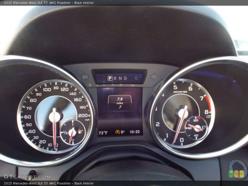 Black Interior Gauges for the 2015 Mercedes-Benz SLK 55 AMG Roadster #102633037