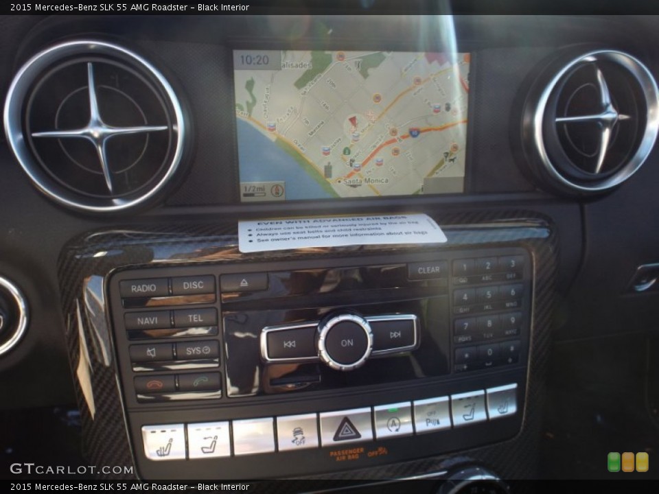 Black Interior Controls for the 2015 Mercedes-Benz SLK 55 AMG Roadster #102633049